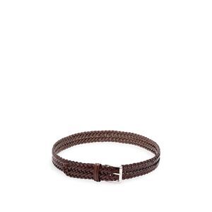 Anderson's Men Leather Woven Belt